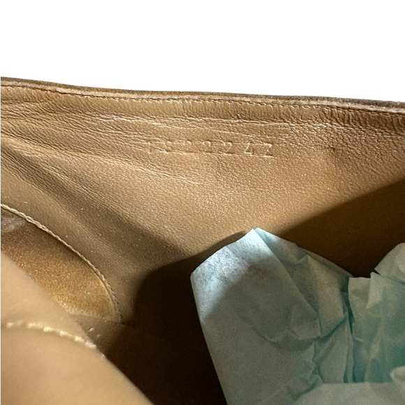 HERMÈS Brown Suede Kitten Heel Boots in Sz 37.5 - Picture 7 of 9